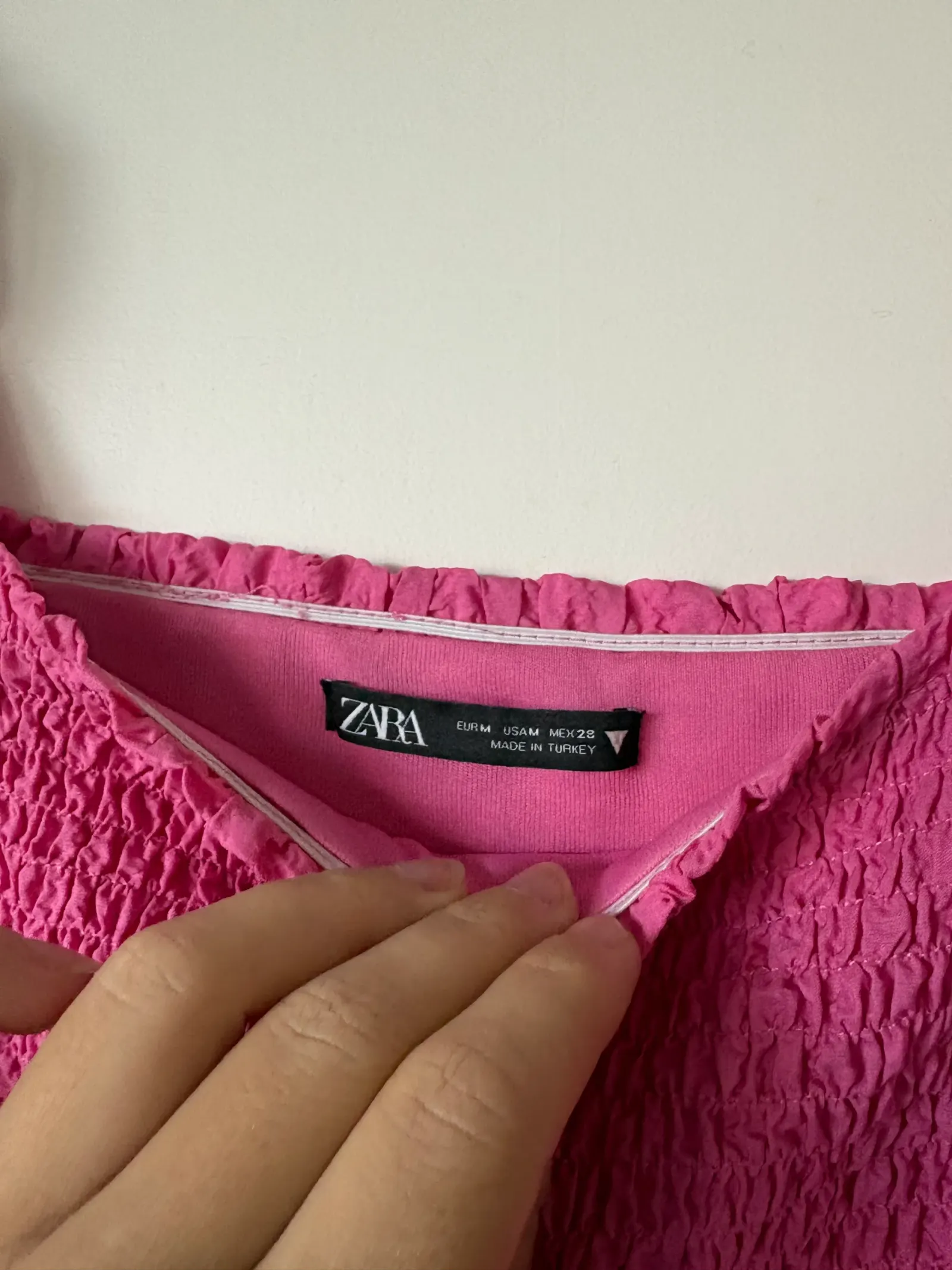 Zara jurk roze m – foto 3 van 4