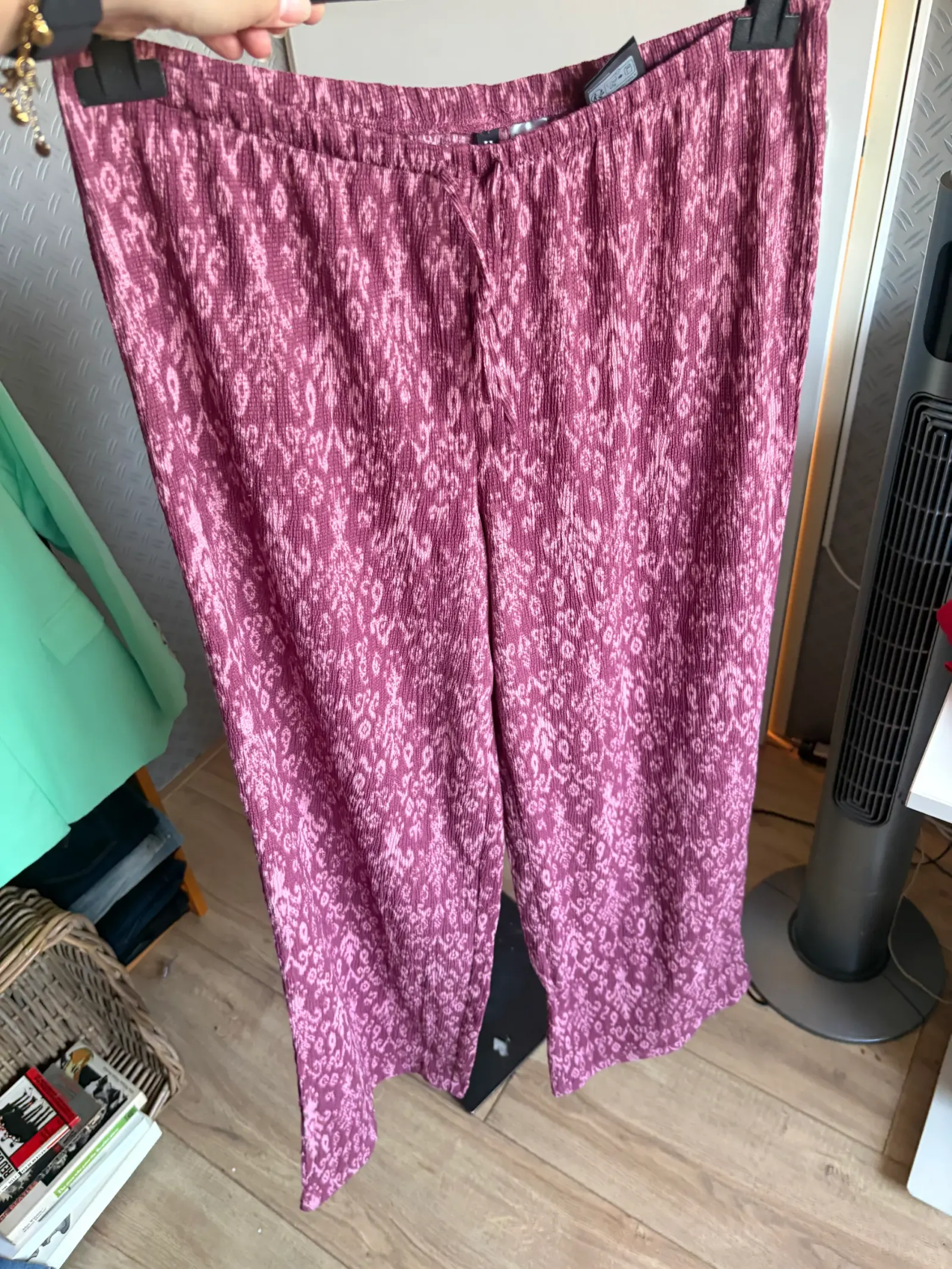 H&M Broek wijde pijpen m