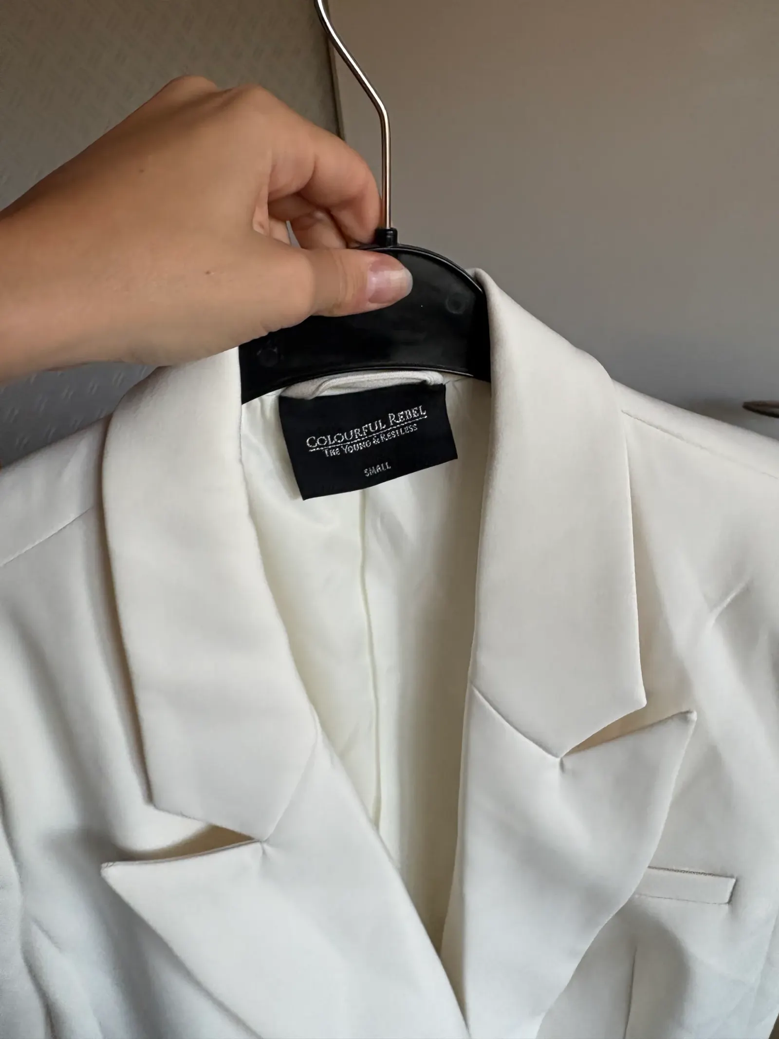 Colourful Rebel blazer colbert wit s – foto 6 van 7