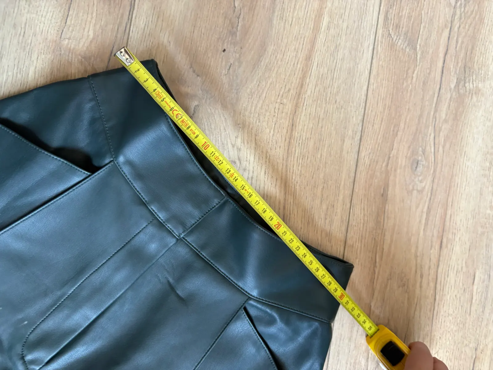 Zara rok maxiskirt leatherlook xs – foto 6 van 7