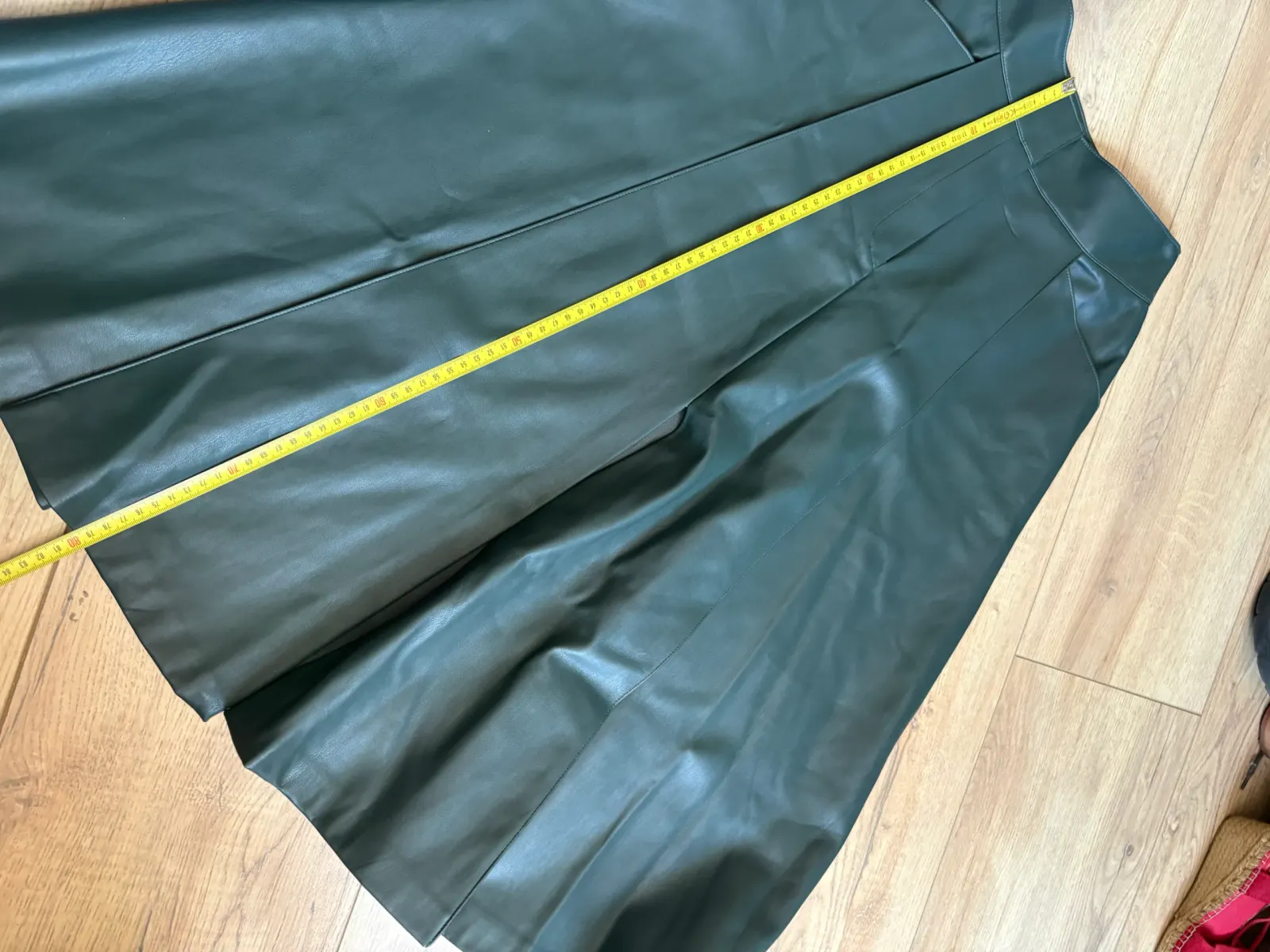 Zara rok maxiskirt leatherlook xs – foto 7 van 7