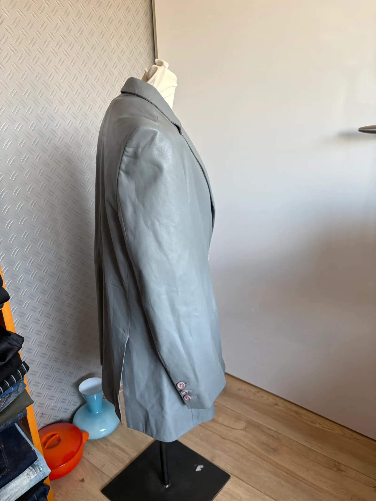 Studio AR blazer colbert leer 36 – foto 3 van 6