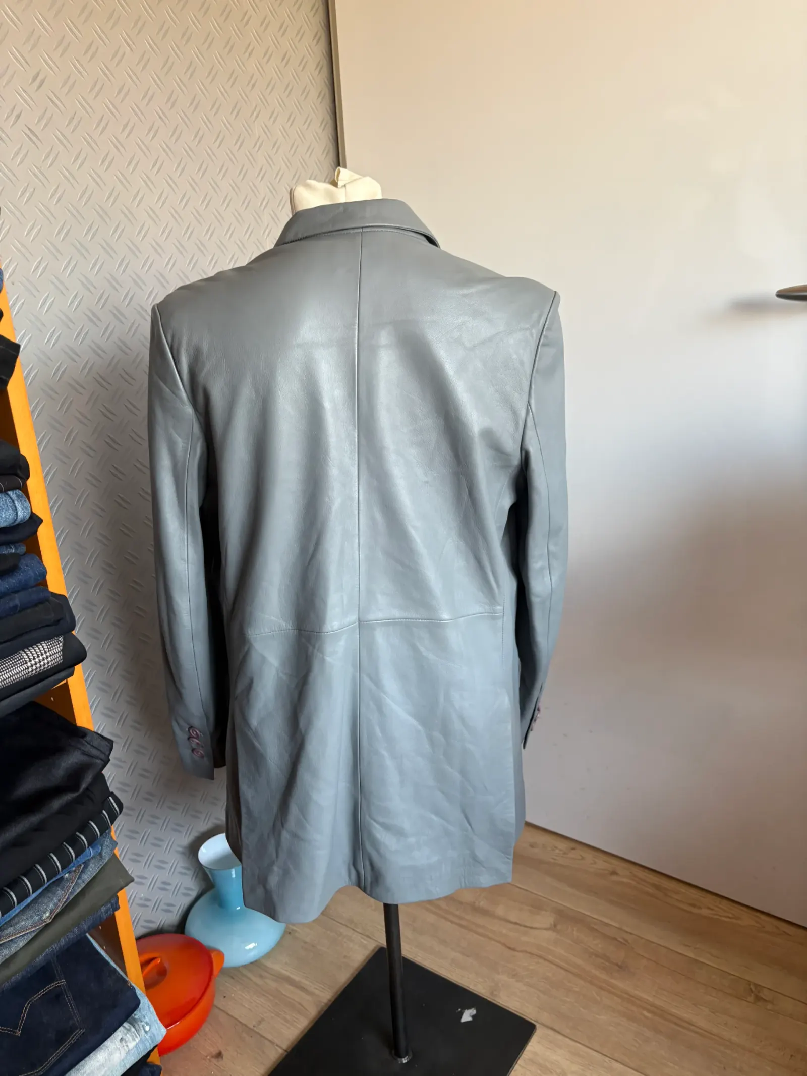 Studio AR blazer colbert leer 36 – foto 5 van 6