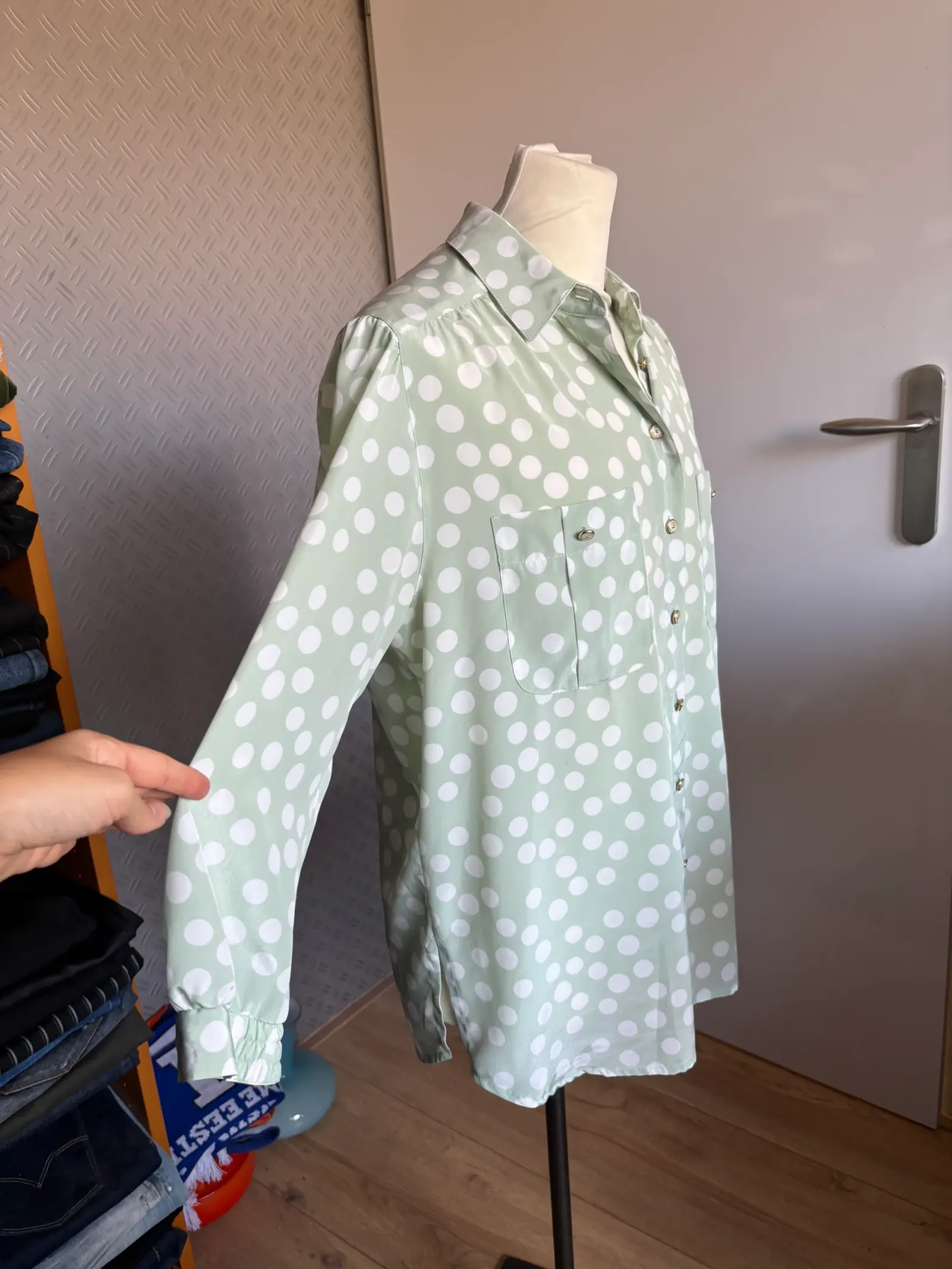 Delmod vintage blouse 42 – foto 4 van 6