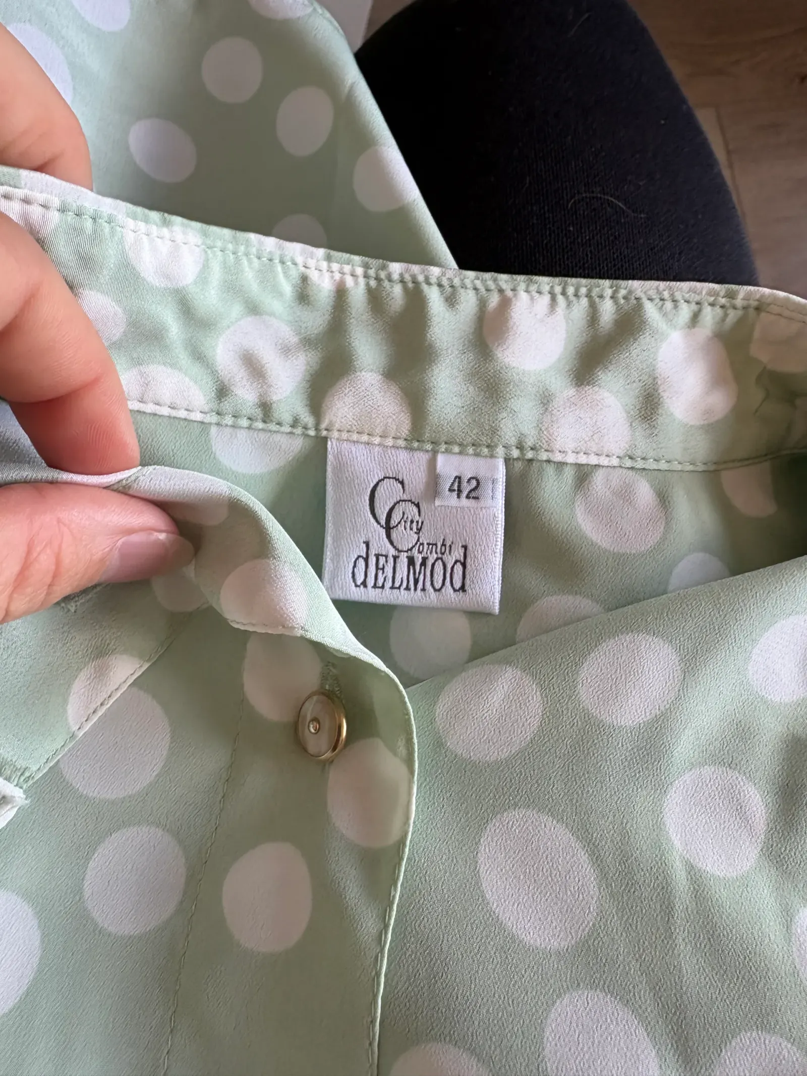 Delmod vintage blouse 42 – foto 6 van 6