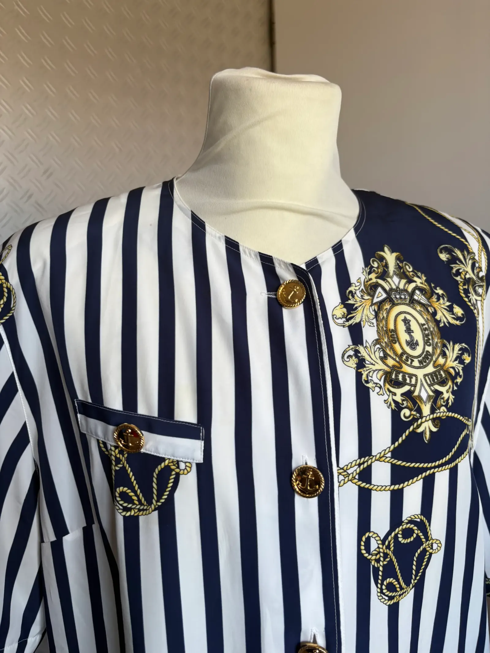 Erfo vintage blouse 46 – foto 2 van 4